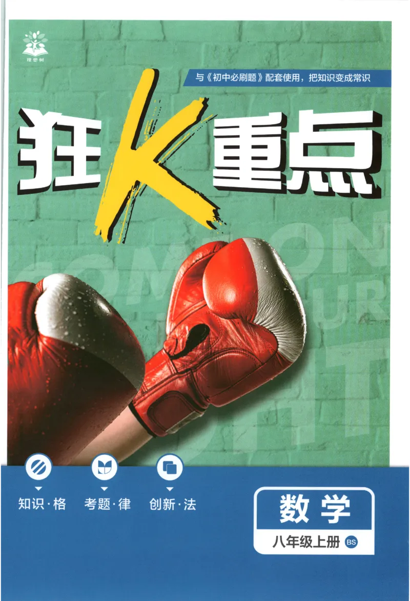 《2027《初中数学•必刷题》8上(BS)狂K重点_初中必刷题2026_8年级_北师大_2027《初中数学•必刷题》8上（北师大）》第1页预览