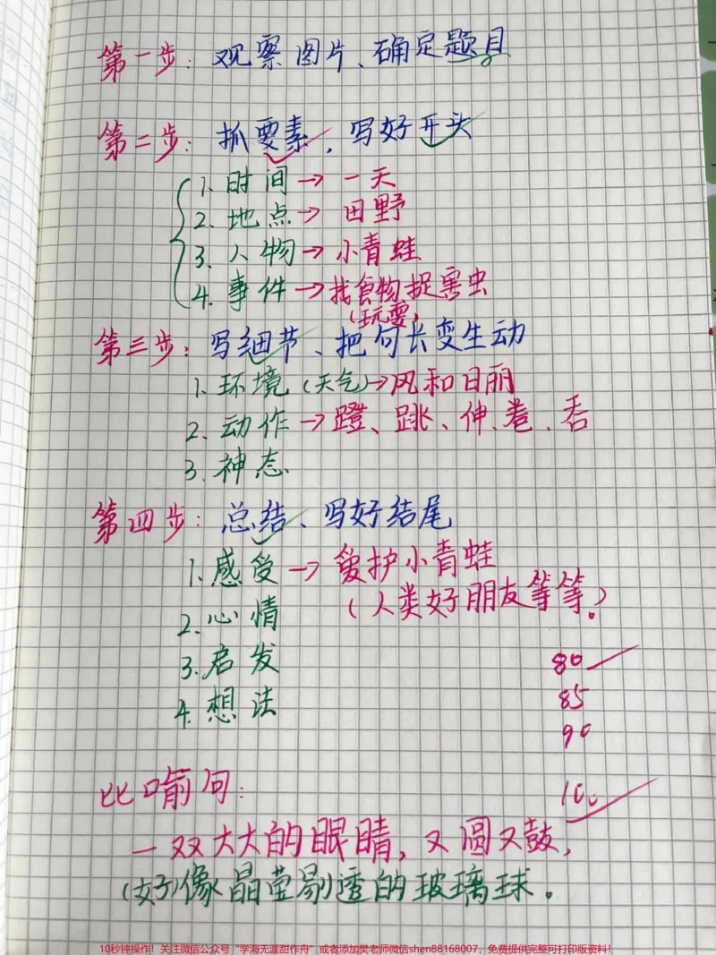 《二年级上册暑假写作提升开学写作无忧。#二年级#作文#家长收藏孩子受益#教育#小学语文》第4页预览