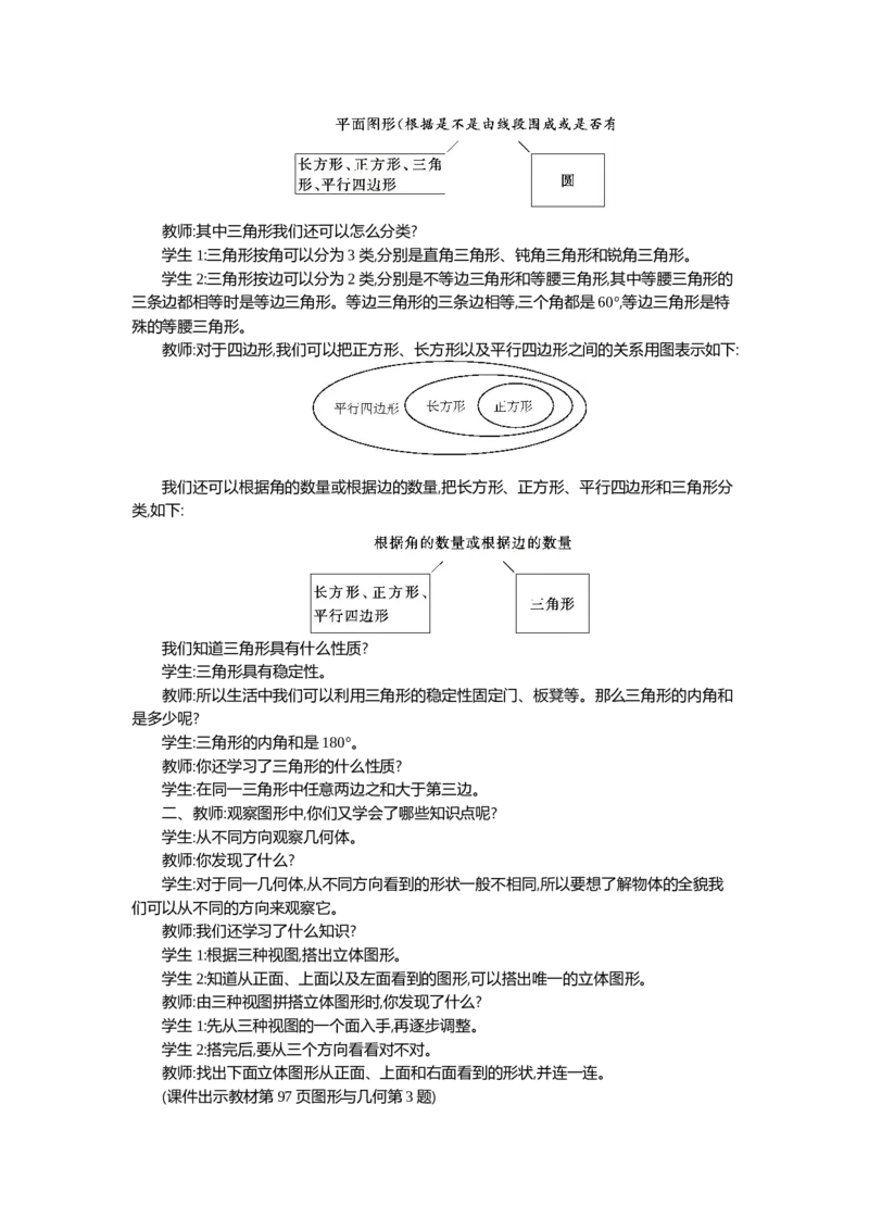 《总复习.2图形与几何_26春小学语数英道科各版本《课件+教案》_26春各版本数学《课件+教案》1-6年级下册_26春北师大版数学1-6年级下册教案课件PPT_总复习（教案）_教案_382》第2页预览