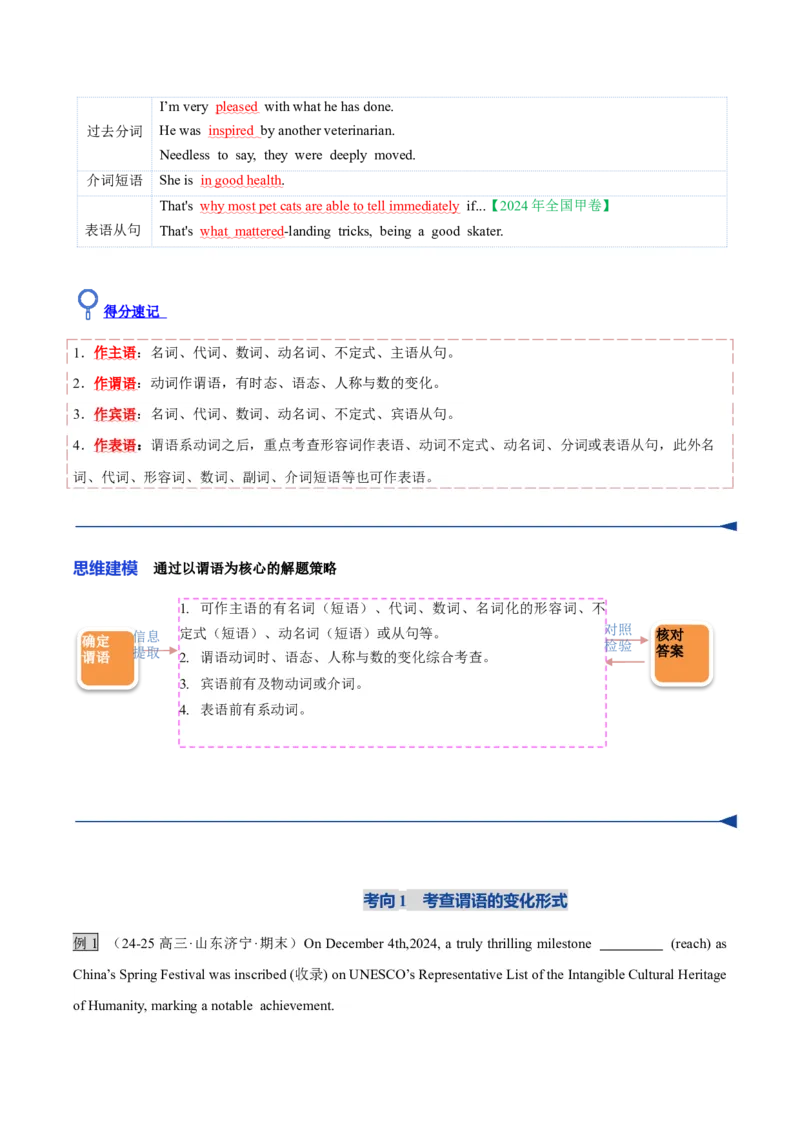 《第12讲句子成分（复习讲义）（全国通用）（学生版）_高考一二三轮复习_英语_2026年_2026年高考英语一轮复习讲义+练习+课件（新教材新高考）-G55_2026版_第二部分语法》第8页预览
