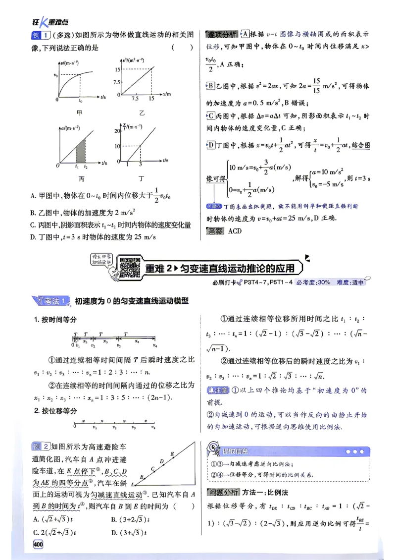 《物理-高考必刷题合订本27版-狂K重难点_2027高中必刷题_必刷题2027_2027《高考必刷题合订本》（物理）》第4页预览