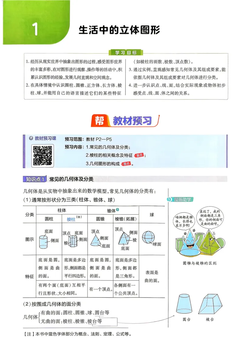 《教材帮+练习帮+期末考前速记_2026秋初中教辅合集_2027课堂笔记系列_2027《天星•教材帮》7上数学（北师）参考》第8页预览