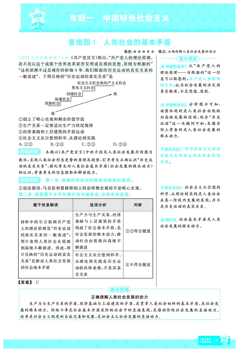 《政治-高考一遍过.拆解重难题(73页)_2026版高中《二三轮复习+冲刺复习》_高考二轮高考重难题拆解TXEdu2026年高考一遍过拆解重难题高考九科全科完整版(pdf彩色原版纯净版)》第4页预览