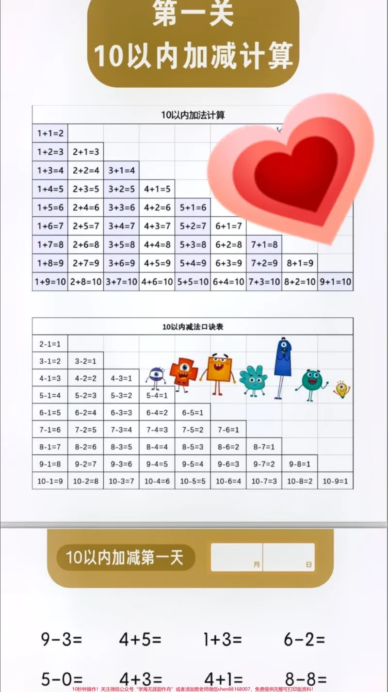 《#每天学习一点点#小学数学#一年级数学#日积月累#知识点总结_最新小学1-9年级各科+幼升小+综合类学习资源汇总包_价值20万元!最新小学1-9年级各科+幼升小+综合类学习资源汇总包》第1页预览