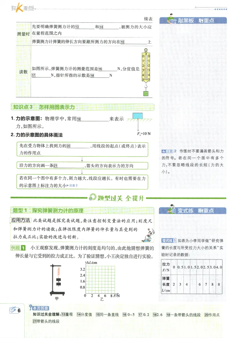 《2024版《初中必刷题》物理8下（HY）-狂K重点_初中全科知识点总结和试卷_赠送习题试卷_初中3年学习辅助资料_2、2025初中必刷题合集_初中必刷题23+24+25上册_24初中必刷题上册+下册全》第10页预览