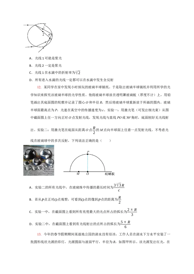 《专题31光（学生版）_高考一二三轮复习_物理_2026年-物理高考专项复习_2026年高考物理热点知识讲练与题型归纳（全国通用）-G425_资料》第7页预览