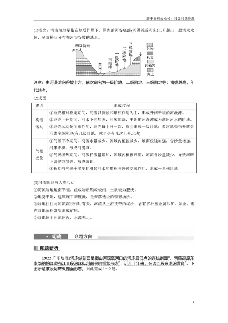 《2024年高考地理一轮复习（新人教版）第1部分　第5章　第3讲　课时29　河谷的演变_初高中资料库_高中资料库（转存避免链接过期失效）_高中地理》第4页预览