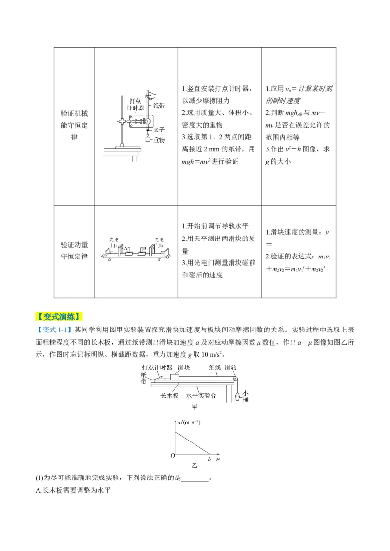 《专题09力学实验（4大题型）（题型专练）（全国通用）（教师版）_高考一二三轮复习_物理_2026年-物理高考二轮复习_2026年高考物理重难点讲义专练（新高考通用）-G102(1)_2026版》第4页预览