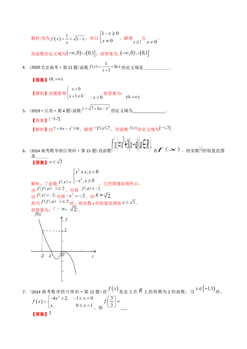《专题03函数填空题（理科）（解析版）-十年（2014-2023）高考数学真题分项汇编（全国通用）_初高中资料库_高中资料库（转存避免链接过期失效）_高中数学》第4页预览