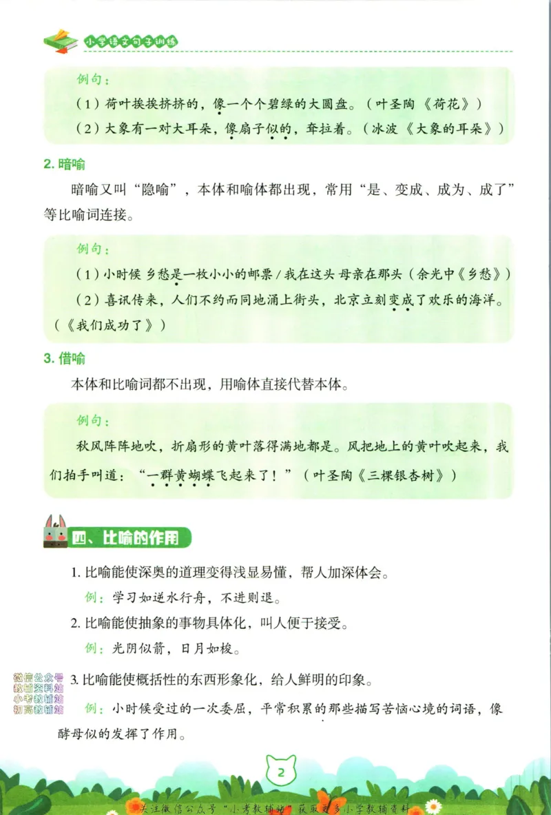 《荣恒小学语文修辞手法_荣恒小学语文句子训练》第7页预览