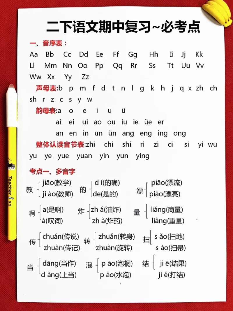 《二年级下册语文期中考试的复习重点,家长们可以将其打印出来,让孩子进行背诵和复习。只要孩子能够掌握这几页纸的内容,期中考试稳上96+不是问题!#二年级语文#二年级语文下册#必考考点#知识点总结#学霸秘籍》第2页预览