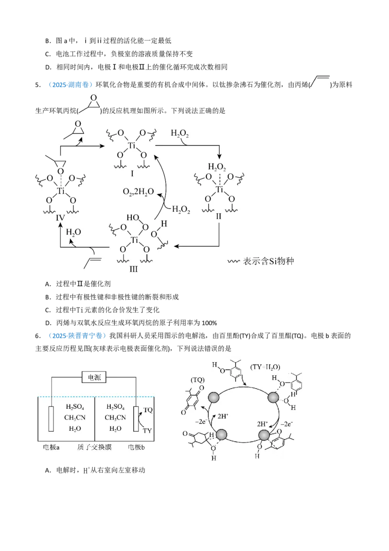 《专题08化学反应速率与化学平衡（学生版）_高考一二三轮复习_化学_2026年-化学高考专项复习_三年（2023-2025）高考化学真题分类汇编（全国通用）-C430》第3页预览