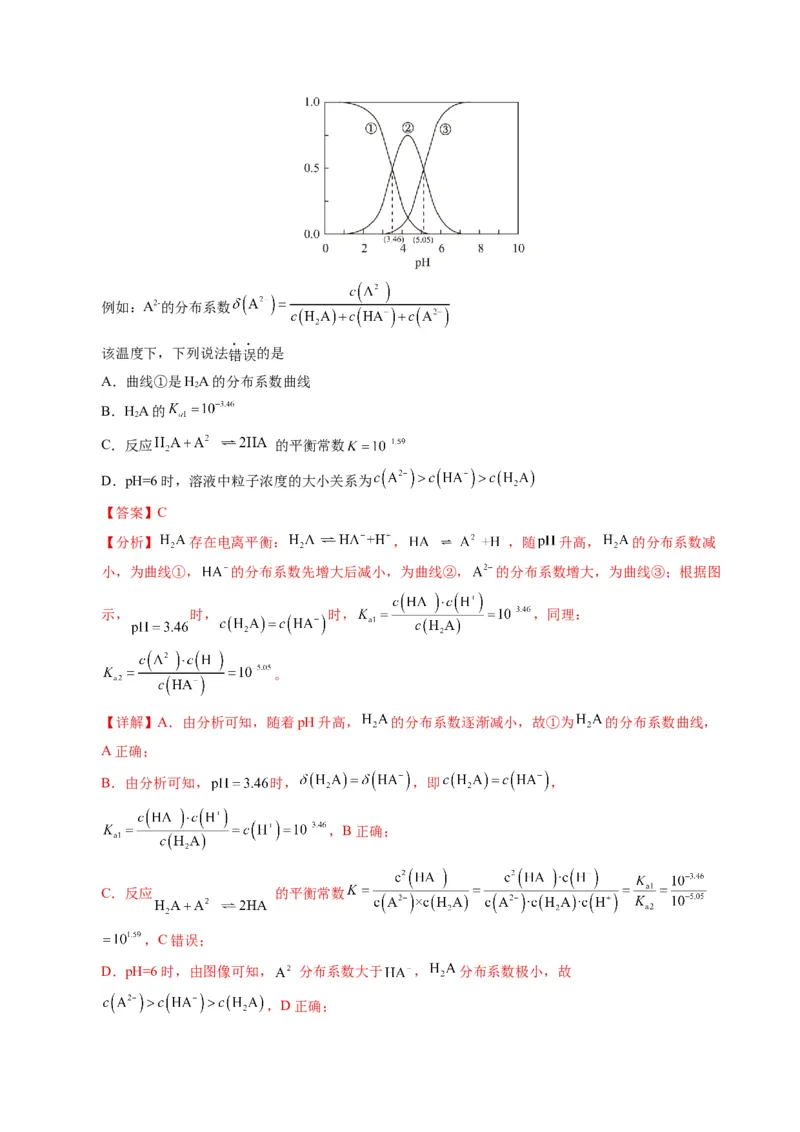《化学一模突破卷01（天津专用）（全解全析）_高考一二三轮复习_化学_2026年-化学高考专项复习_2026年高考第一二三次模拟考试化学-G181_高考化学第一次模拟卷23套_2026版》第7页预览
