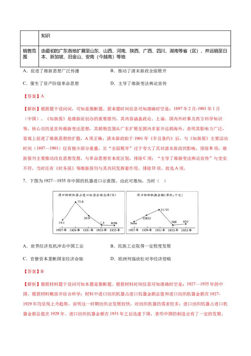 《历史一模突破卷03（陕晋青宁专用）（全解全析）_高考一二三轮复习_历史_2026年-历史高考专项复习_2026年高考第一二三次模拟考试历史-G181_高考历史第一次模拟卷23套_2026版》第4页预览
