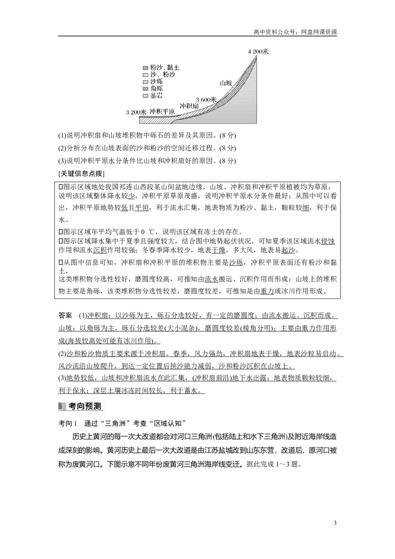 《2024年高考地理一轮复习（新人教版）第1部分　第5章　第3讲　课时30　冲积平原的形成_初高中资料库_高中资料库（转存避免链接过期失效）_高中地理》第3页预览