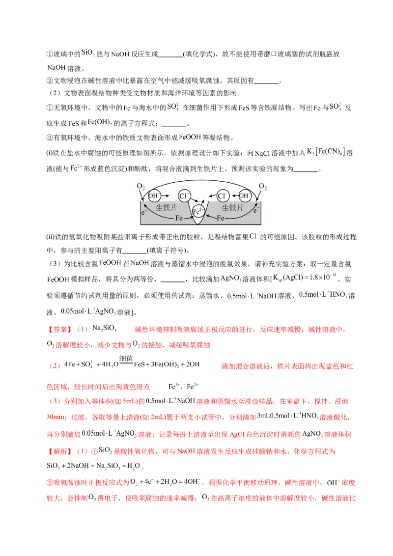 《专题25化学实验综合题——物质的成分、性质探究类（教师版）_高考一二三轮复习_化学_2026年-化学高考专项复习_五年（2021-2025）高考化学真题分类汇编（全国通用）-C438》第3页预览