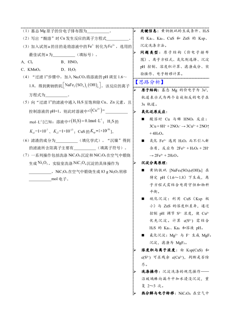 《3-12镍（学生版）_高考一二三轮复习_化学_2026年-化学高考专项复习_22026年高考化学培优微突破讲义（全国通用）》第3页预览