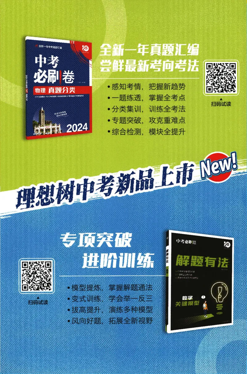 《2024版《初中必刷题》历史9下（RJ）-参考答案_初中全科知识点总结和试卷_赠送习题试卷_初中3年学习辅助资料_2、2025初中必刷题合集_初中必刷题23+24+25上册_24初中必刷题上册+下册全》第2页预览