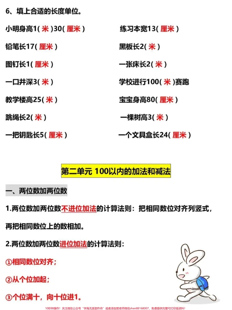 《二年级上册数学单元知识点汇总。二年级上册数学知识点汇总,老师给大家整理出来了。家长给孩子打印一份出来学习。都是考试常考必考知识点,有电子版可打印,家长快给孩子打印出来学习吧!#知识点总结#二年级数学#学霸秘籍@qunju888.com小助手》第3页预览