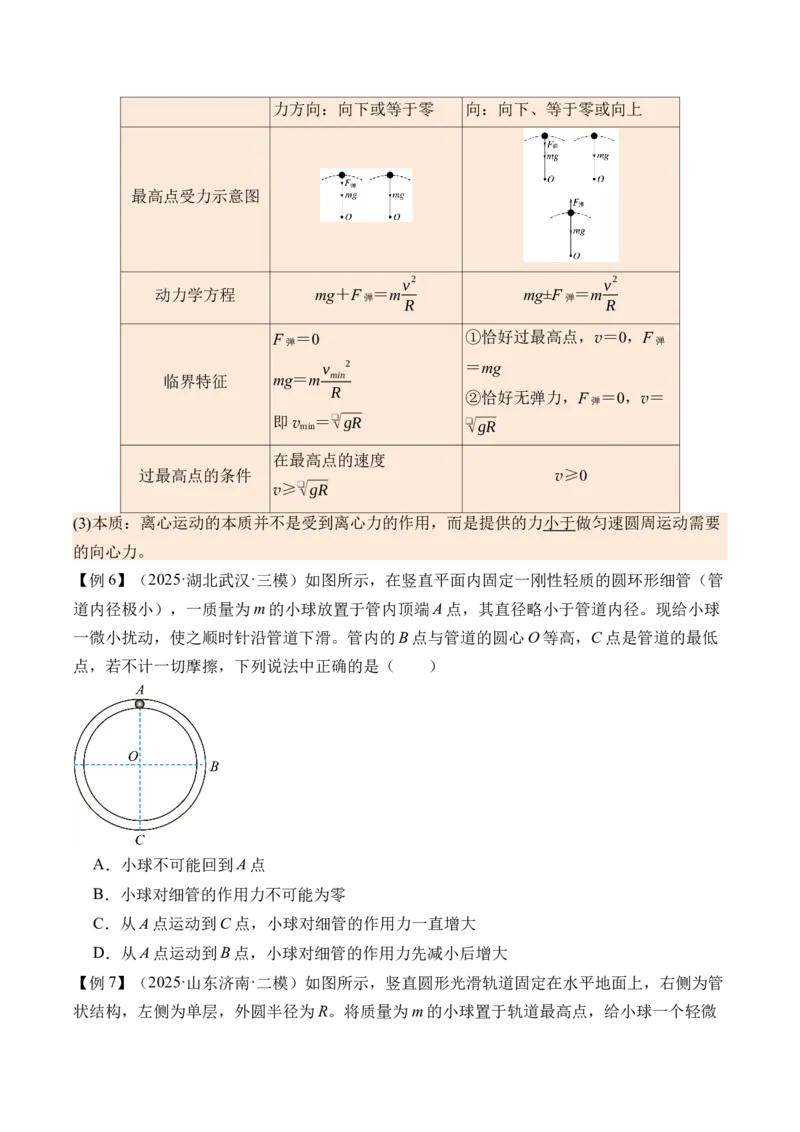 《第23讲圆周运动的临界问题-（讲义）（学生版）_高考一二三轮复习_物理_2026年_2026年高考物理一轮复习精讲精练-G367(1)_资料》第5页预览