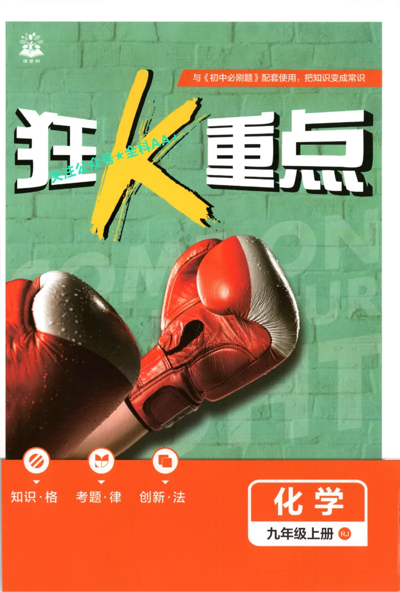 《2027《初中化学•必刷题》9上狂K重点_初中必刷题2026_9年级_人教版_2027《初中化学•必刷题》9上（人教）》第1页预览