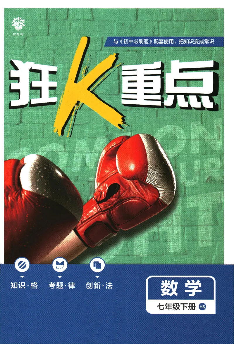 《2024版《初中必刷题》数学7下（HS）-狂K重点_初中全科知识点总结和试卷_赠送习题试卷_初中3年学习辅助资料_2、2025初中必刷题合集_初中必刷题23+24+25上册_24初中必刷题上册+下册全》第1页预览