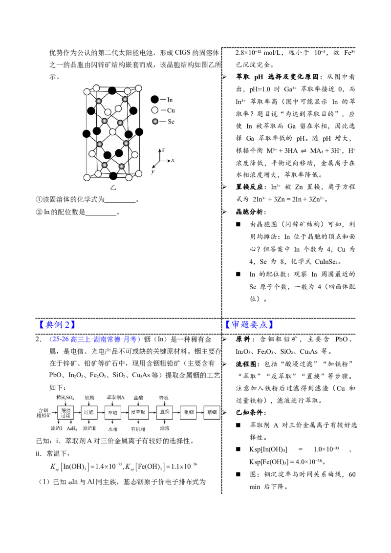 《3-5镓铟（学生版）_高考一二三轮复习_化学_2026年-化学高考专项复习_22026年高考化学培优微突破讲义（全国通用）》第3页预览