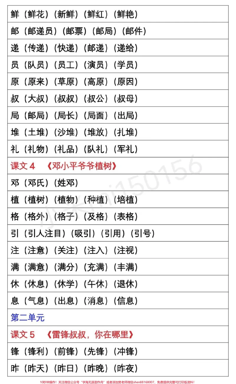 《#感谢qunju888.com我要上热门#qunju888.com热门#二年级下册语文#生字组词#家长为孩子收藏》第2页预览