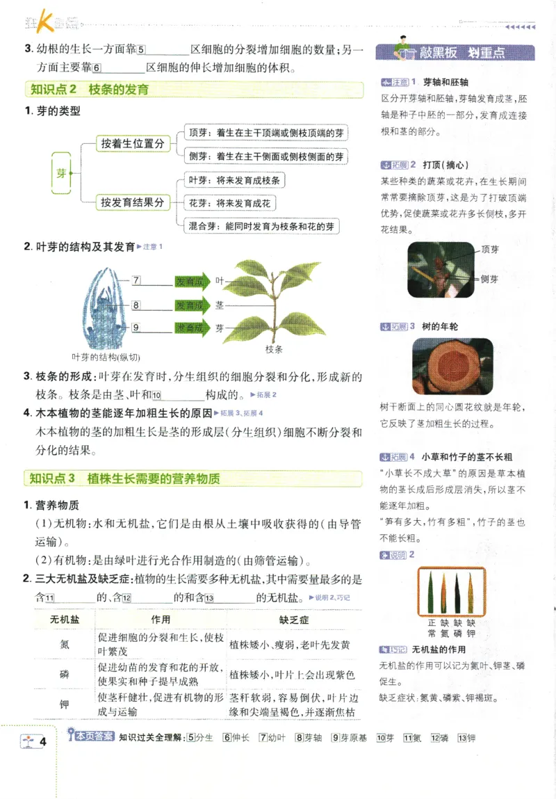 《2025版《初中必刷题》生物RJ7下新教材狂K重点_初中全科知识点总结和试卷_赠送习题试卷_初中3年学习辅助资料_2、2025初中必刷题合集_25春必刷题初中下册_2025版必刷题七下生物人教》第8页预览