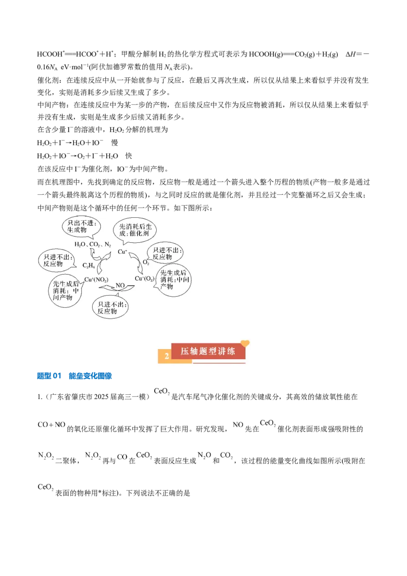 《压轴题03化学反应机理、历程、能垒图分析（原卷版）_高考一二三轮复习_化学_化学三轮冲刺_压轴题2025年高考化学培优训练（新高考通用）》第3页预览
