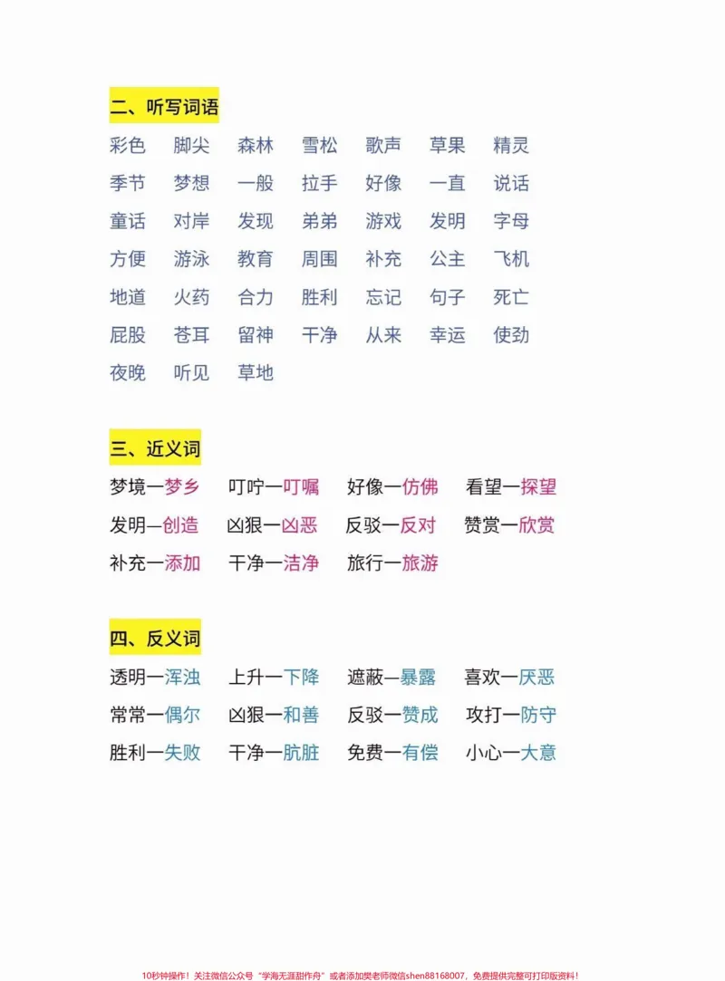 《二年级语文下册第四单元知识点总结。二年级语文下册第四单元知识点总结#第四单元#知识点总结#二年级语文下册#家长收藏孩子受益#关注我持续更新小学知识》第3页预览