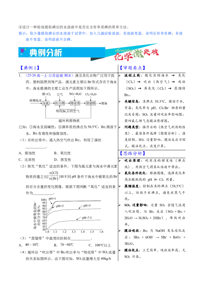 《3-19海水资源的综合利用（教师版）_高考一二三轮复习_化学_2026年-化学高考专项复习_22026年高考化学培优微突破讲义（全国通用）》第3页预览
