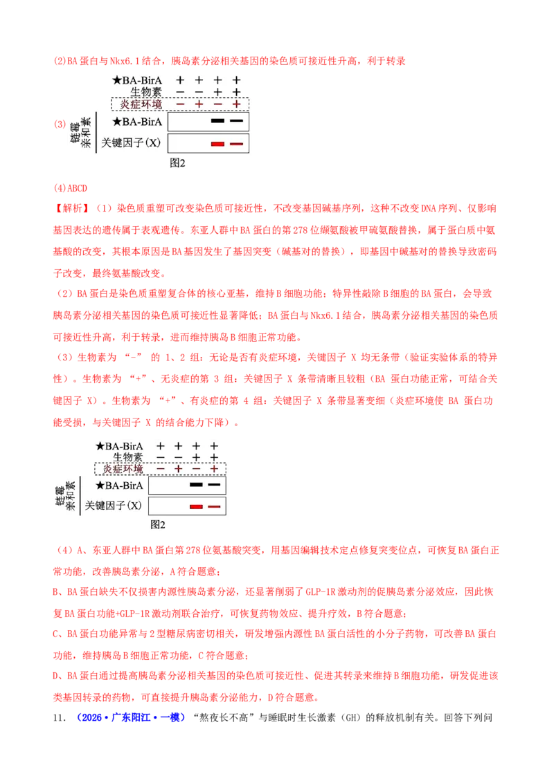 《专题08体液调节与免疫调节（教师版）(1)_高考一二三轮复习_生物_2027年高考生物专项_2026年高考生物一模试题分类汇编（新高考通用）-G178_2026版》第8页预览