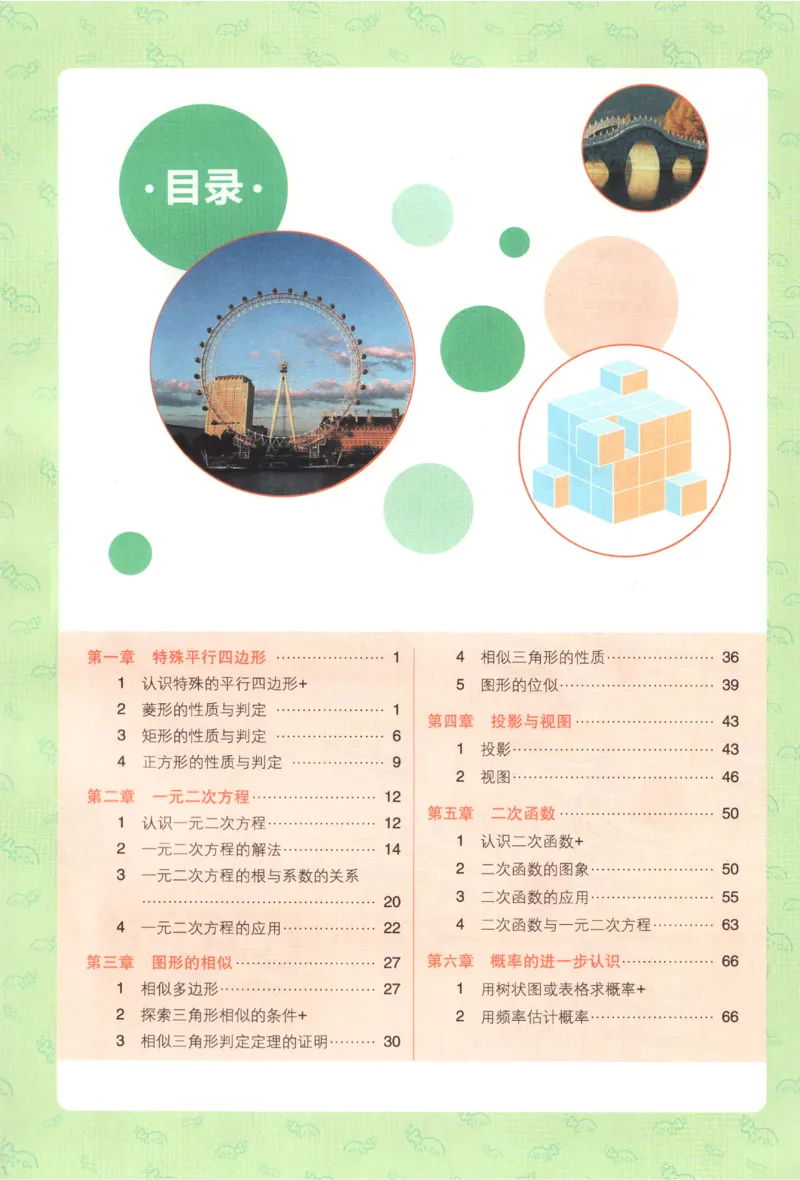 《2027《初中数学•必刷题》9上(北师大)狂K重点_初中必刷题2026_9年级_北师大_2027《初中数学•必刷题》9上(北师大)》第4页预览