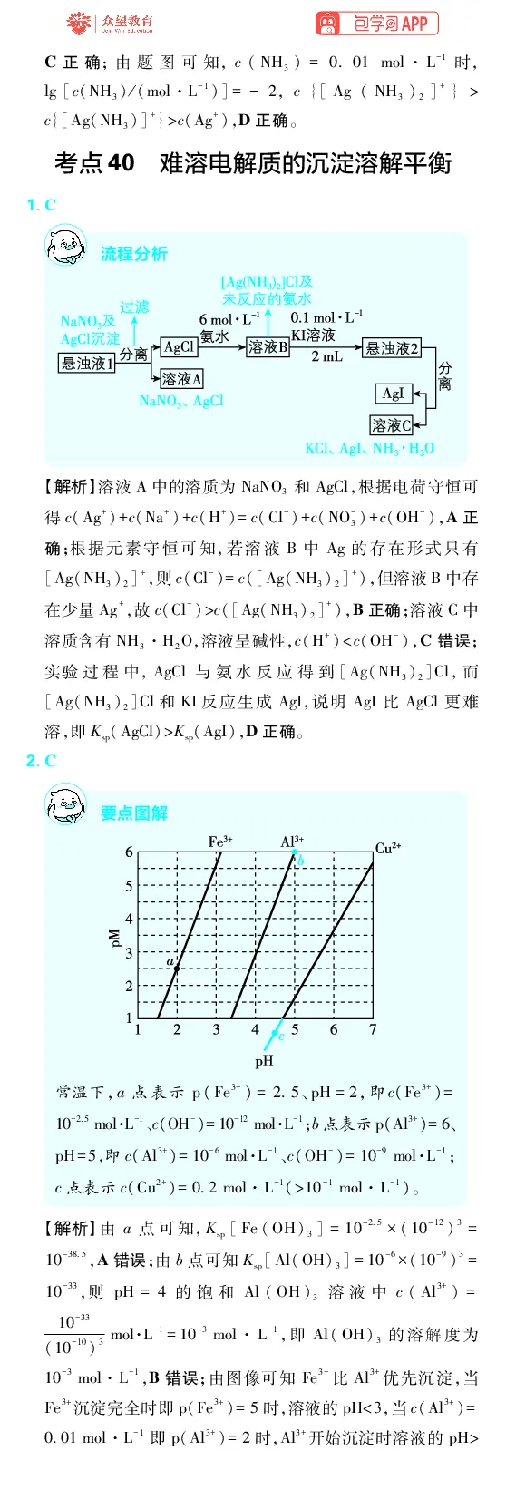《第8章水溶液中的离子反应与平衡_2027高中必刷题_必刷题2027_2027高一高二必刷题_高考必刷题_高中必刷题_2027版高中《必刷题600分考点700分考法》（全科）_27版化学_化学答案》第9页预览