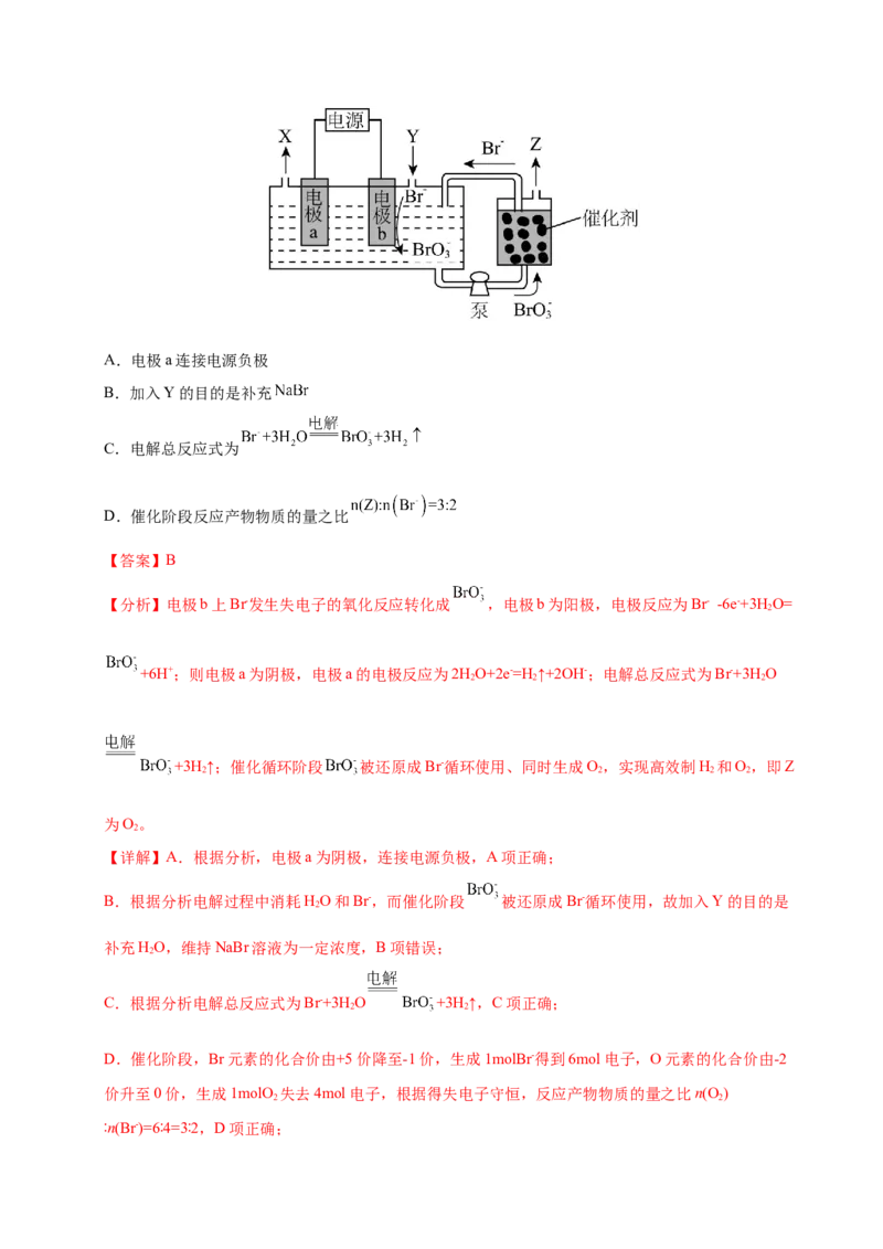 《化学二模模拟卷（湖南专用）（全解全析）_高考一二三轮复习_化学_2026年-化学高考专项复习_2026年高考第一二三次模拟考试化学-G181_高考化学第二次模拟卷26套_2026版》第6页预览