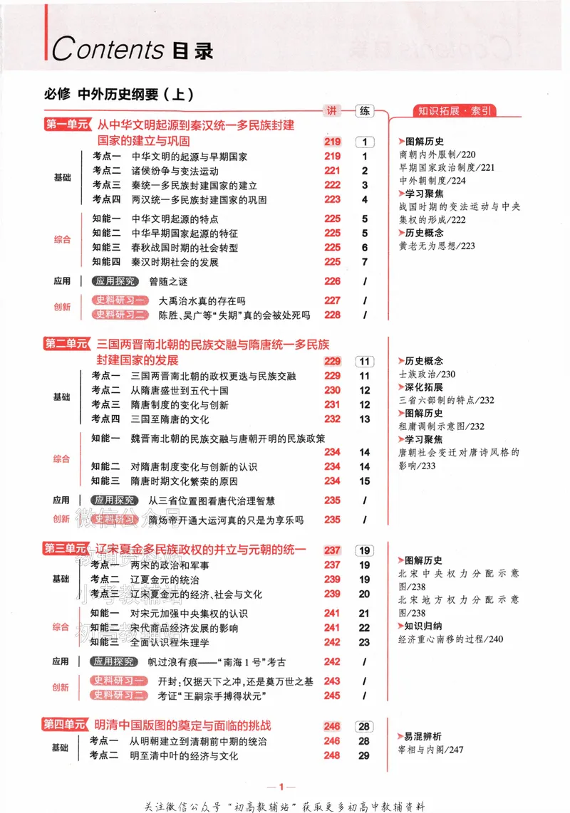 《2024版53A版新高考历史知识讲解_2024A版学生用书》第3页预览