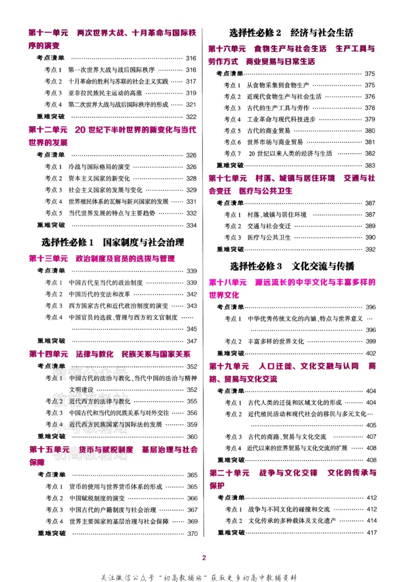 《2024版53B版新高考历史讲解册_2024B版学生用书》第3页预览