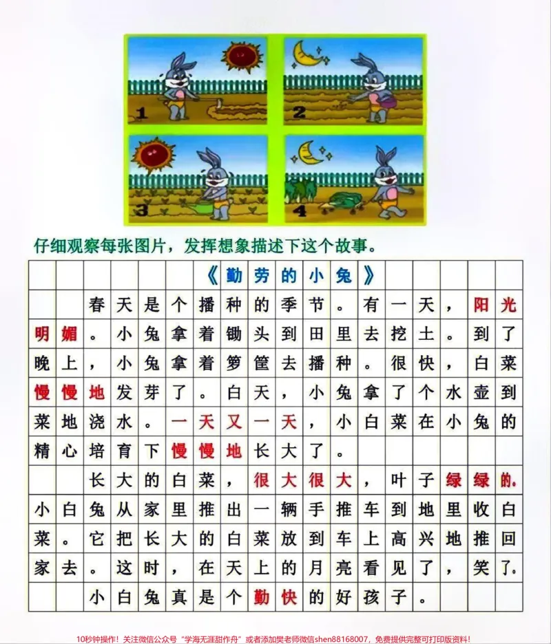 《二年级必考看图写话大全#每天学习一点点#知识分享#教育#家长收藏孩子受益#知识点总结_最新小学1-9年级各科+幼升小+综合类学习资源汇总包_二年级一线老师整理版资源(全网独家)》第1页预览
