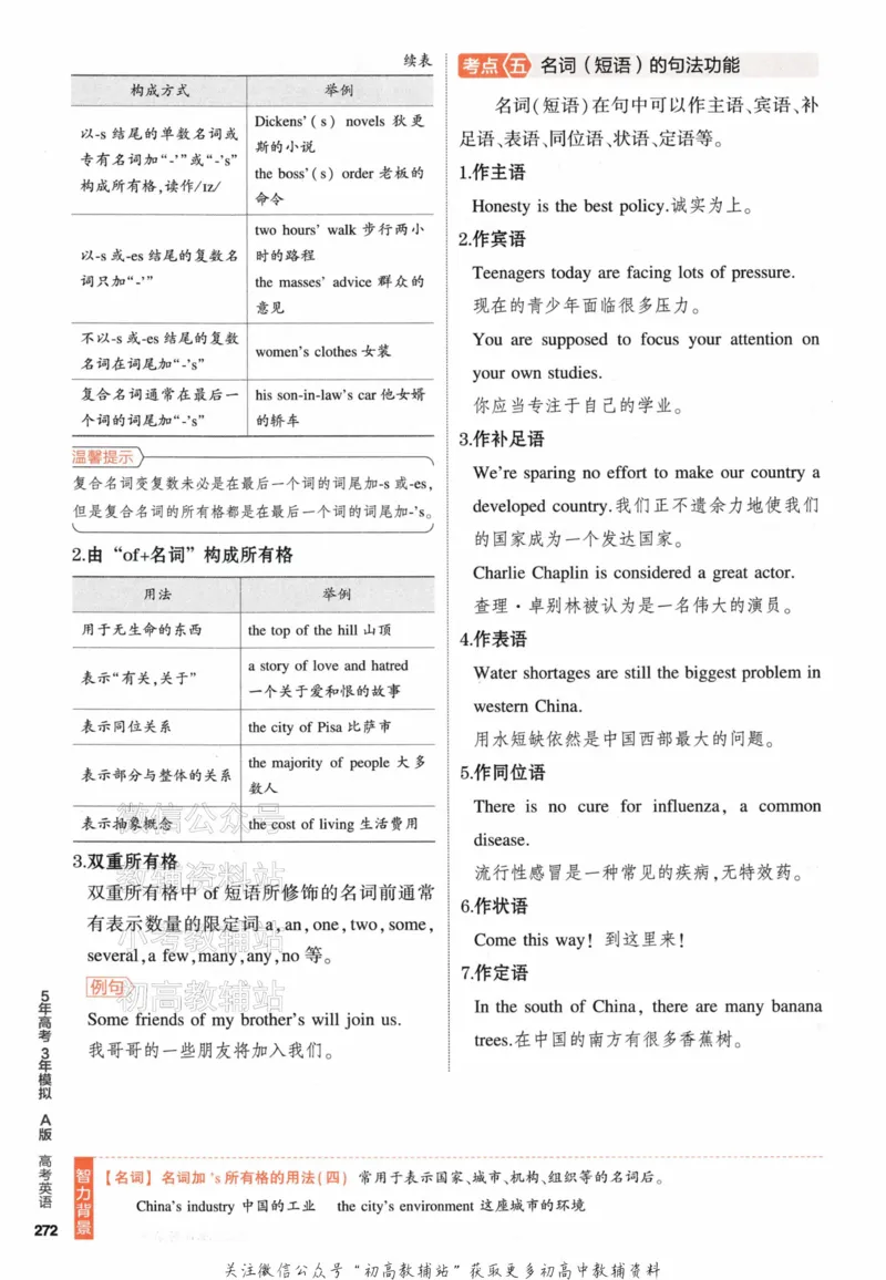 《2024版53A版新高考英语基础讲练_2024A版学生用书》第8页预览