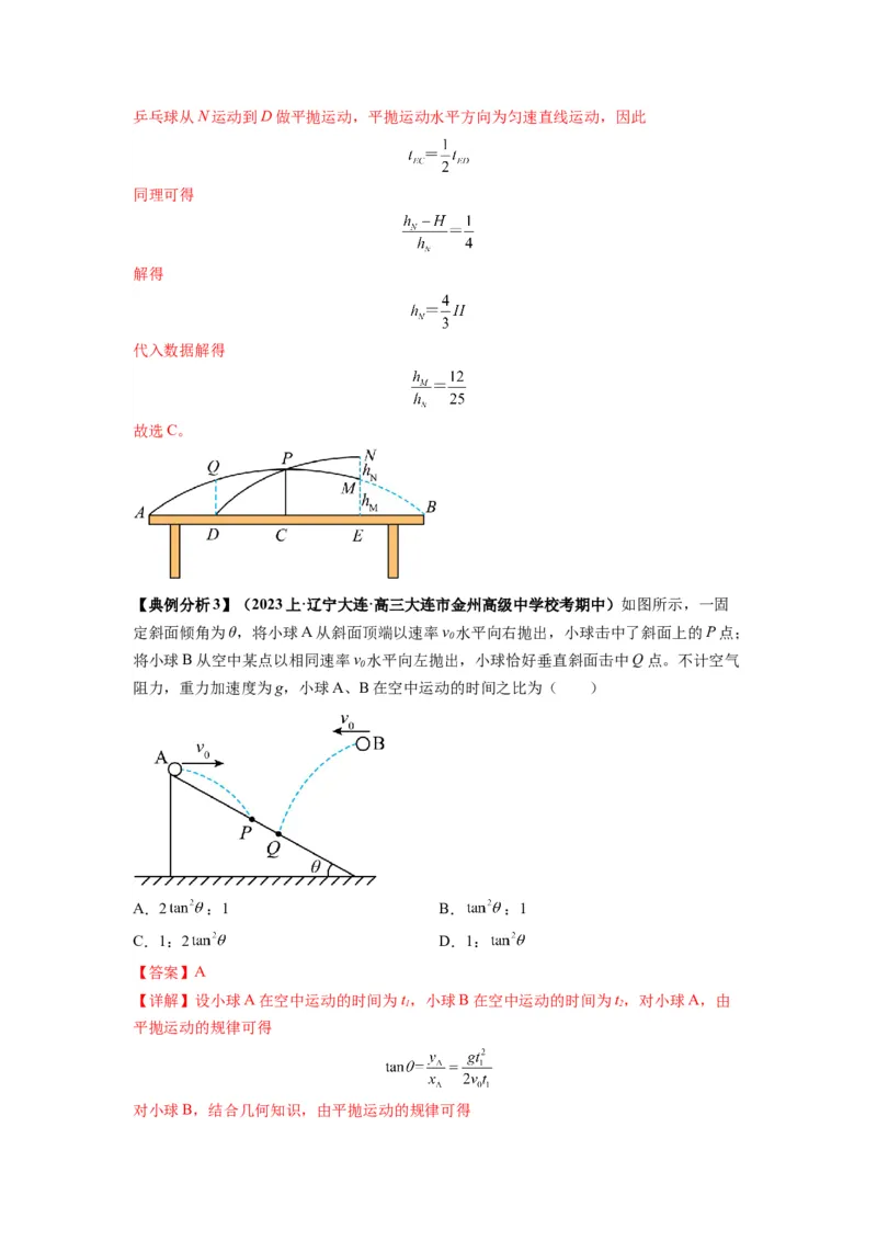 《专题04曲线运动常考模型（解析版）_初高中资料库_高中资料库（转存避免链接过期失效）_高中物理》第10页预览