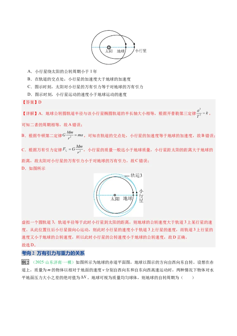 《第15讲天体运动（复习讲义）（安徽专用）（教师版）_高考一二三轮复习_物理_2026年_2026年高考物理一轮课件+讲义+练习（安徽专用）-G326(1)》第9页预览