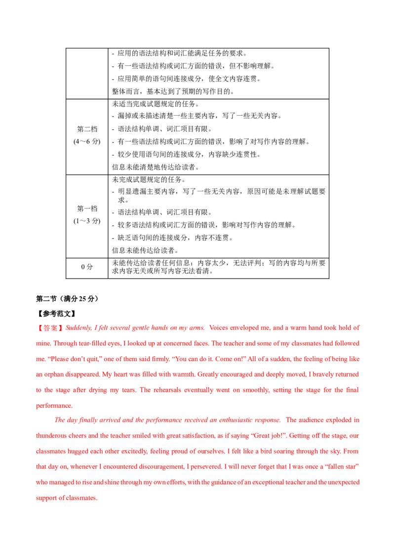 《卷04-备战高考英语模拟卷（全国二卷）（参考答案）_高考一二三轮复习_英语_2026年-英语高考专项复习_132026年高考英语金8卷模拟卷_全国二卷_卷04-备战高考英语模拟卷（全国二卷）》第3页预览
