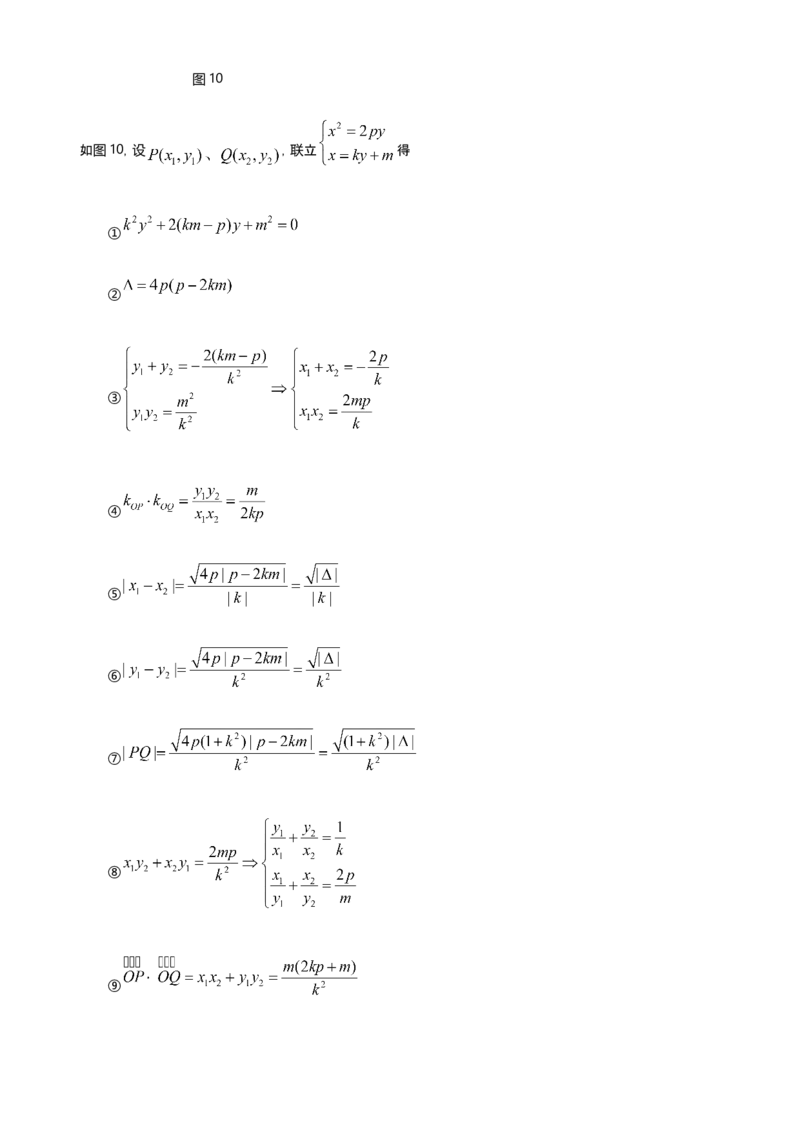 《第14讲抛物线的硬解定理，定比点差法，极点极线及光学性质讲义（新高考通用）-学生版_高考一二三轮复习_数学_2027年高考数学一轮更新中》第6页预览