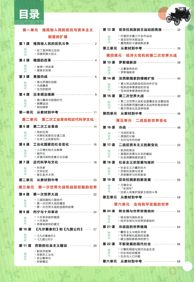 《2024版《初中必刷题》历史9下（RJ）-狂K重点_初中全科知识点总结和试卷_赠送习题试卷_初中3年学习辅助资料_2、2025初中必刷题合集_初中必刷题23+24+25上册_24初中必刷题上册+下册全》第4页预览