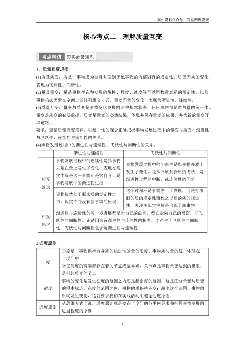 《2024年高考政治一轮复习（部编版）选择性必修3　第317课　课时1　辩证分合与质量互变_初高中资料库_高中资料库（转存避免链接过期失效）_高中政治》第5页预览
