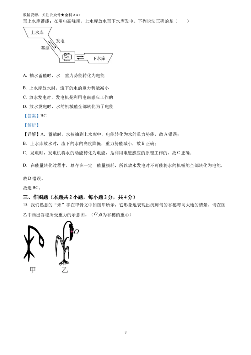 《2025河南省中考物理试题(解析版)_历年中考真题2013-2025_初中物理历年中考真题（2013-2025）_初中物理历年中考真题（2025）_2025河南省中考物理试题》第8页预览