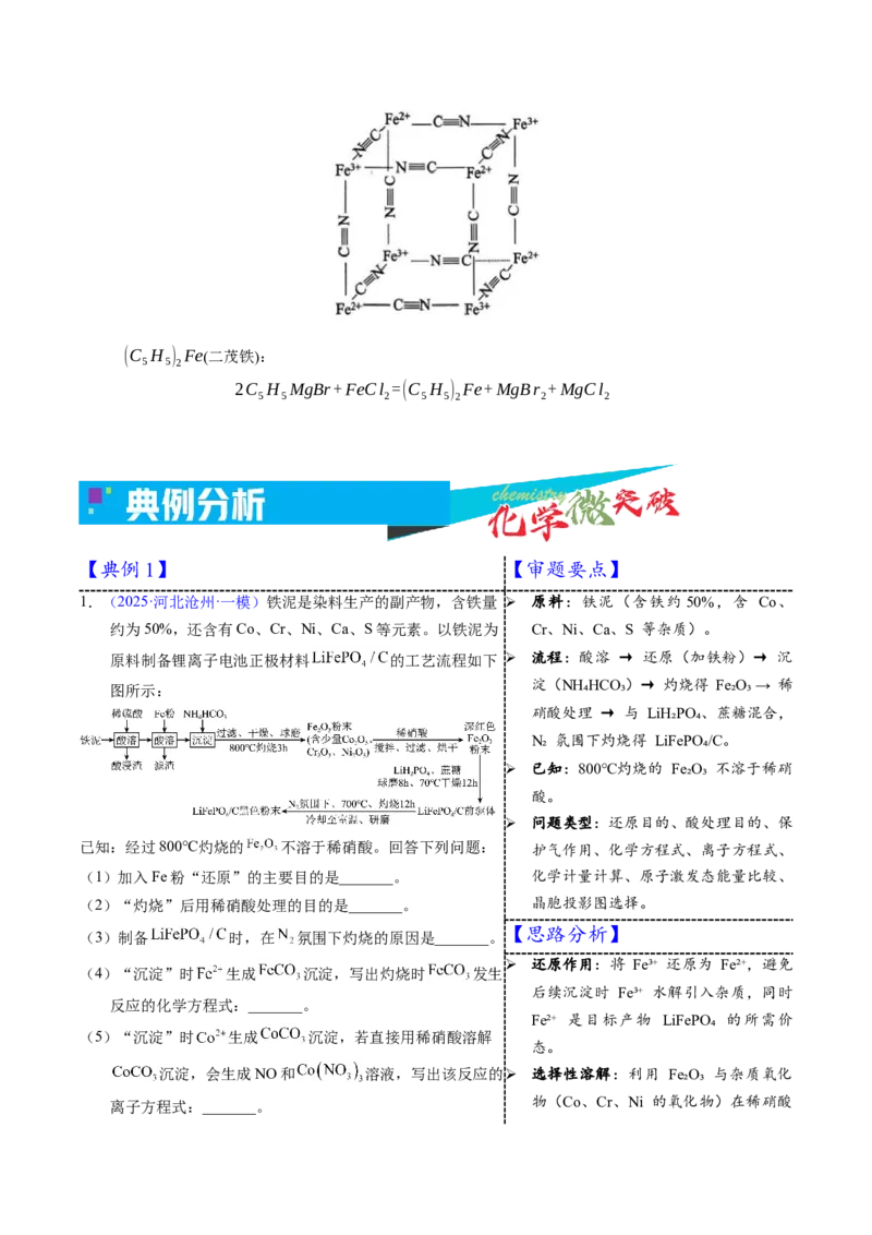 《3-10铁（教师版）_高考一二三轮复习_化学_2026年-化学高考专项复习_22026年高考化学培优微突破讲义（全国通用）》第3页预览