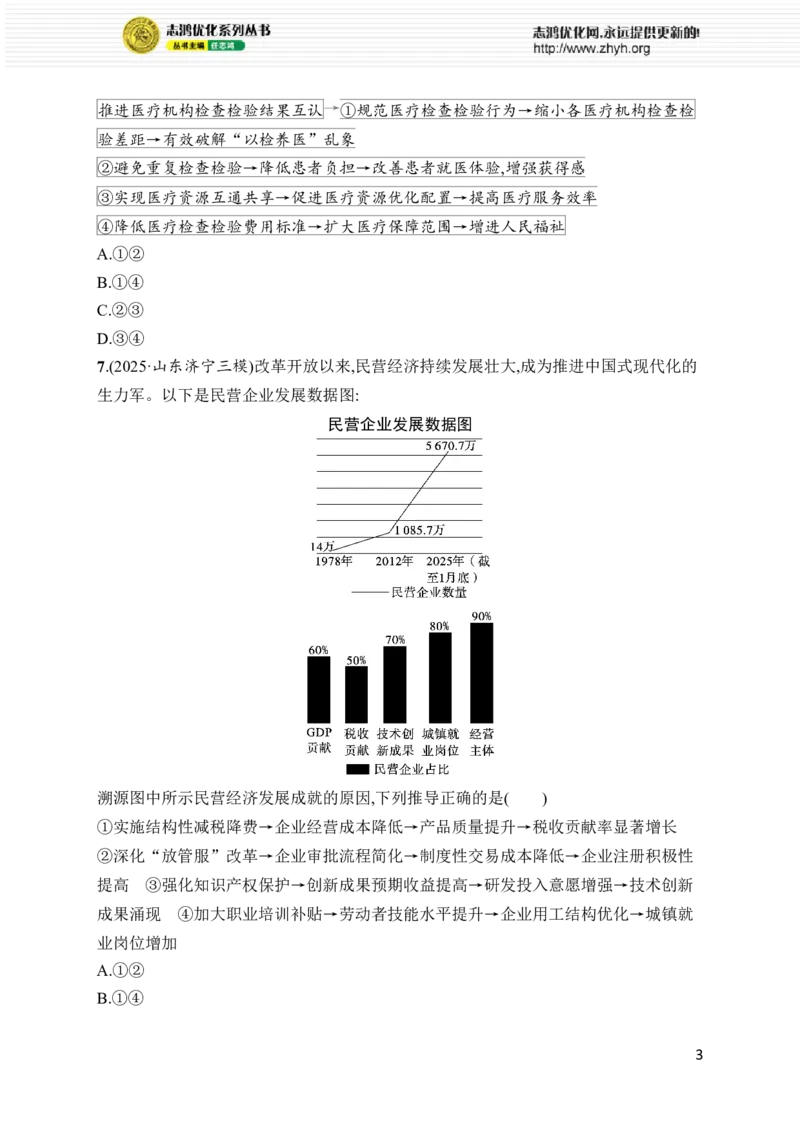 《方法技巧练3　传导类试题_2026版高中《二三轮复习+冲刺复习》_高考二轮2026年高考总复习《优化设计二轮复习》优化设计二轮用书+课后习题+PPPT课件---全科九科完整版(纯净word版+PPT版)》第3页预览