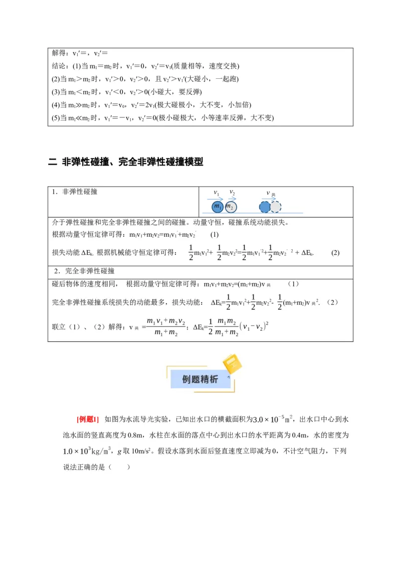 《第15讲动量动量守恒定律（学生版）_高考一二三轮复习_物理_2026年_2026年高考物理一轮复习考点精讲精练（全国通用）-G346(1)_资料_2026版》第4页预览